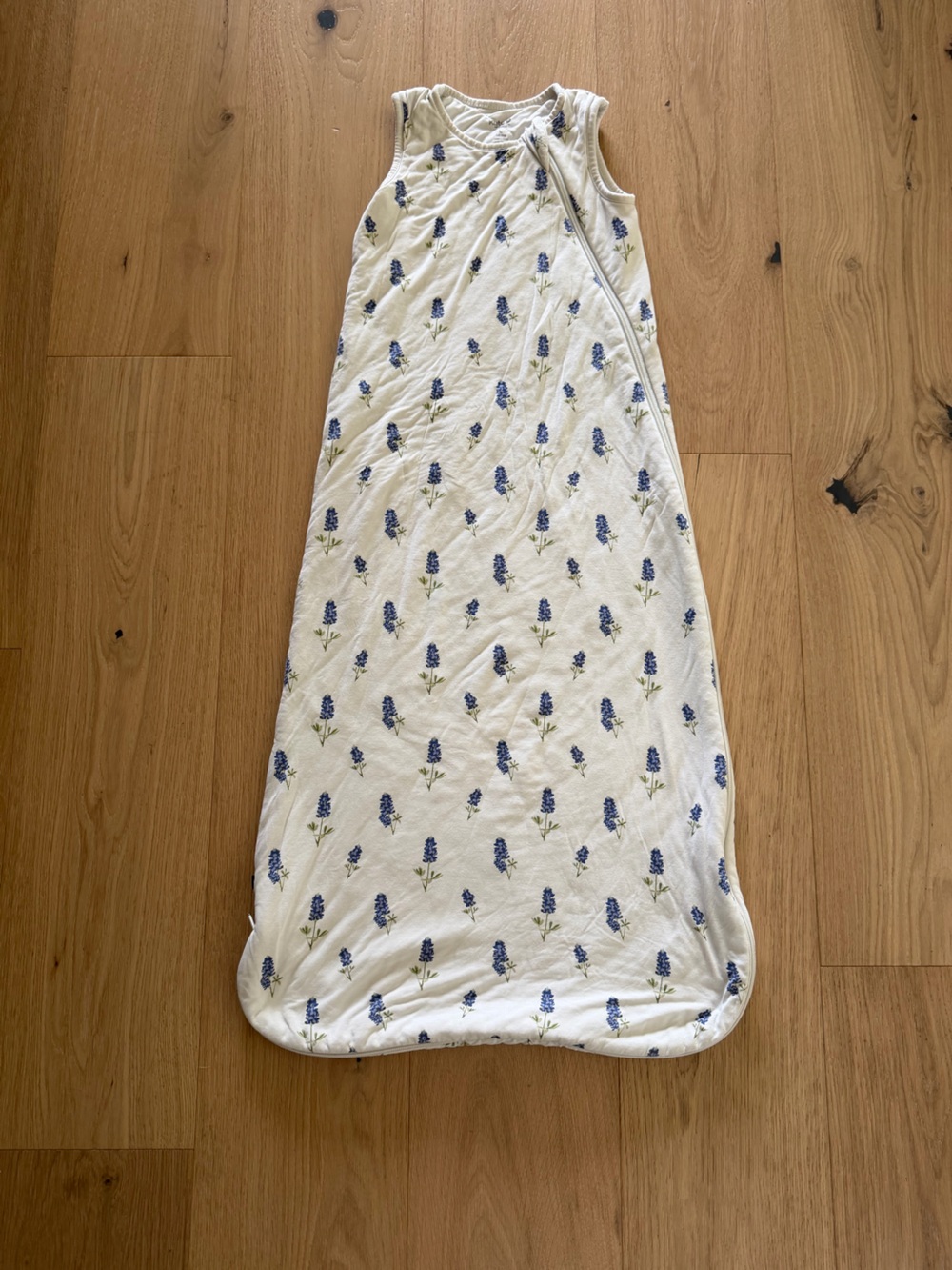 Floral Blue Lavender Print kyte baby sleep sack 1.0 tog